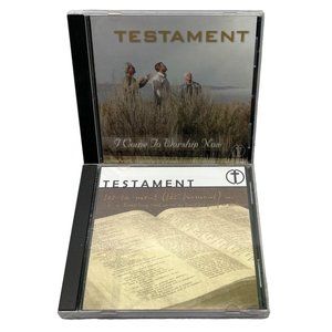 Testament Worship CDs I Come to Worship Now Self Titled Lot of 2 Indie Christian